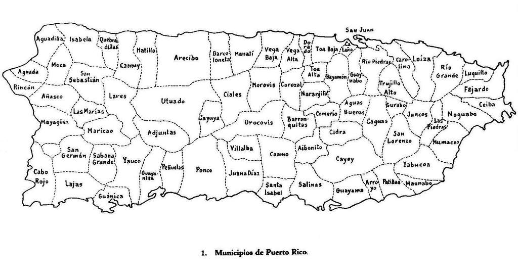 Mapa Pueblos De Puerto Rico | Foto Bugil 2017