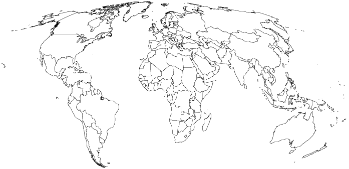 world outline