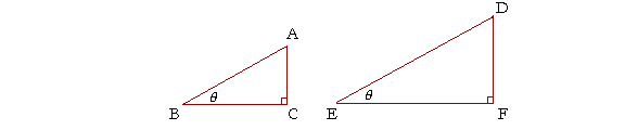 Similar right triangles