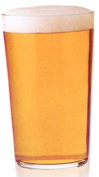 Fotografa de un vaso de cerveza
