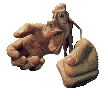 Reproducción de un homúnculo motor, con los órganos representados según la cantidad de corteza que los controla. Tomada de cogsci.ucsd.edu