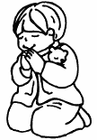 Christian coloring book picture